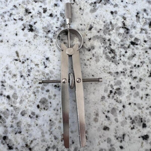 Compasso Ponta Seca Prata