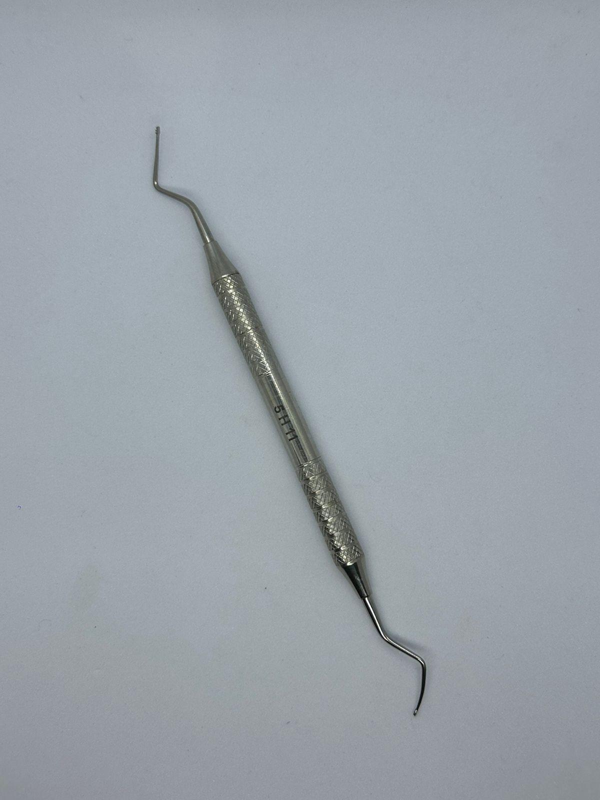 Espátula Dupla para inserção de fio retrator1 Espátula Dupla para inserção de fio retrator - Imagem 1