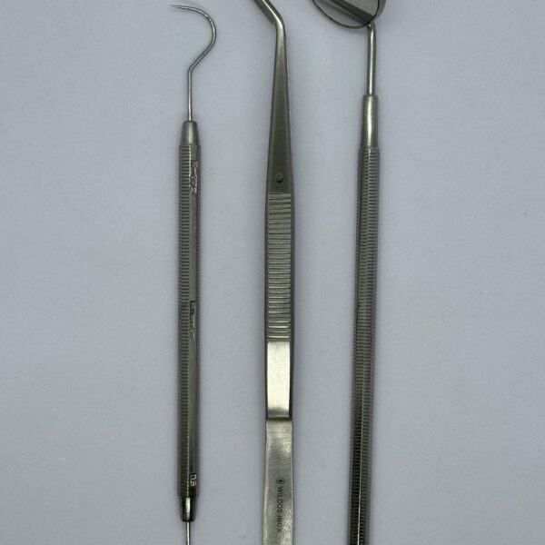 KIT CLÍNICO (SONDA, ESPELHO e PINÇA)