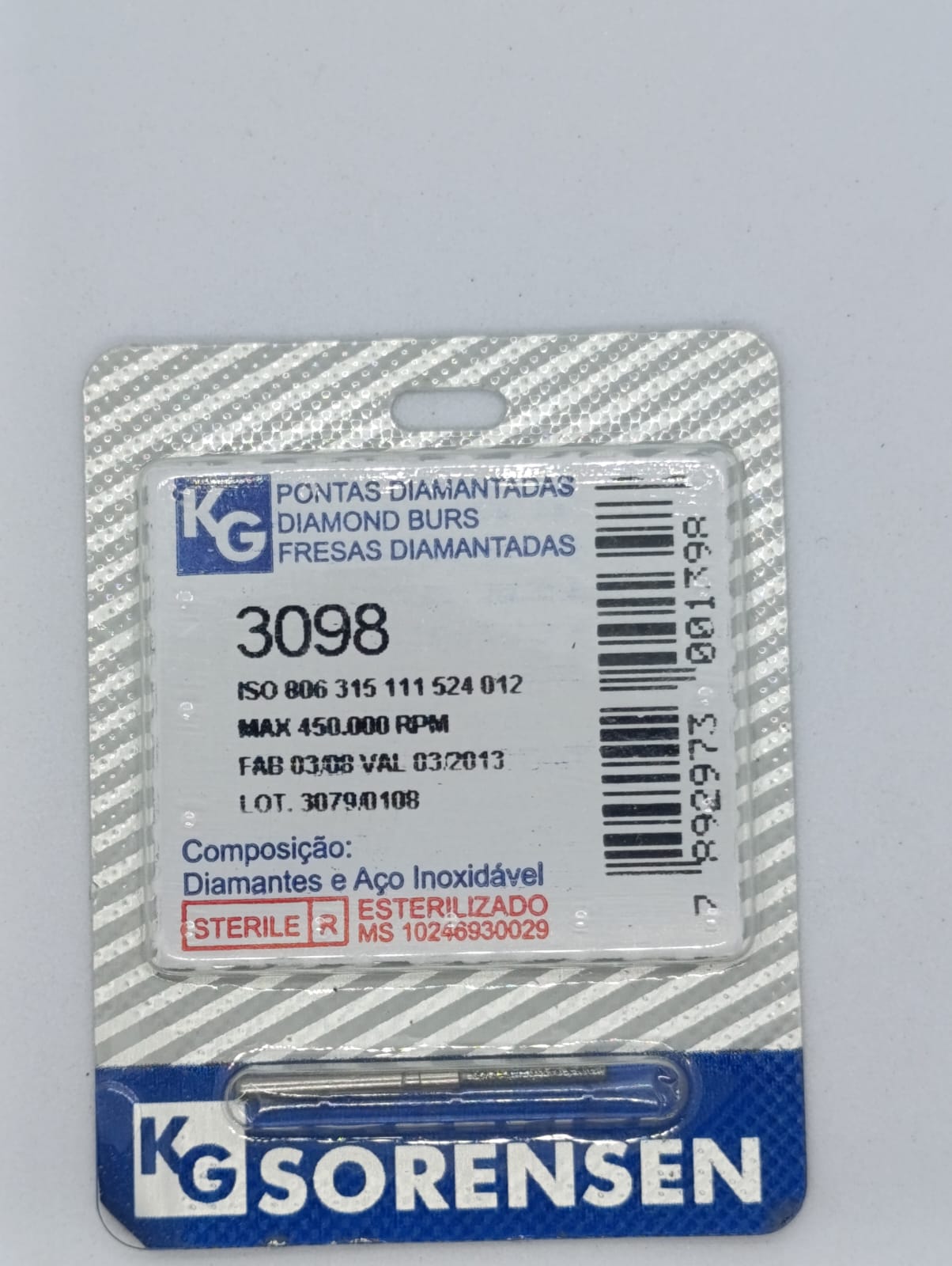 PONTA DIAMANTADA 3098 PONTA DIAMANTADA 3098 - Imagem 1