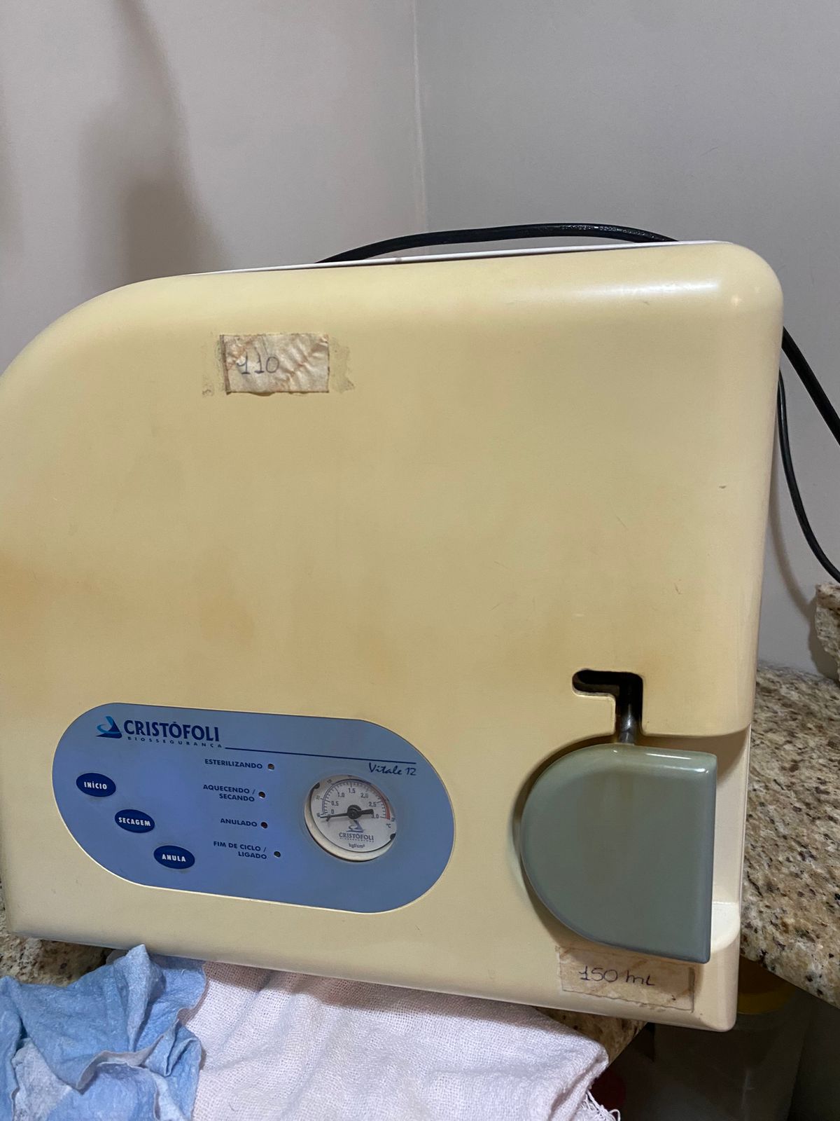 Autoclave Cristofoli 12L Autoclave Cristofoli 12L - Imagem 1