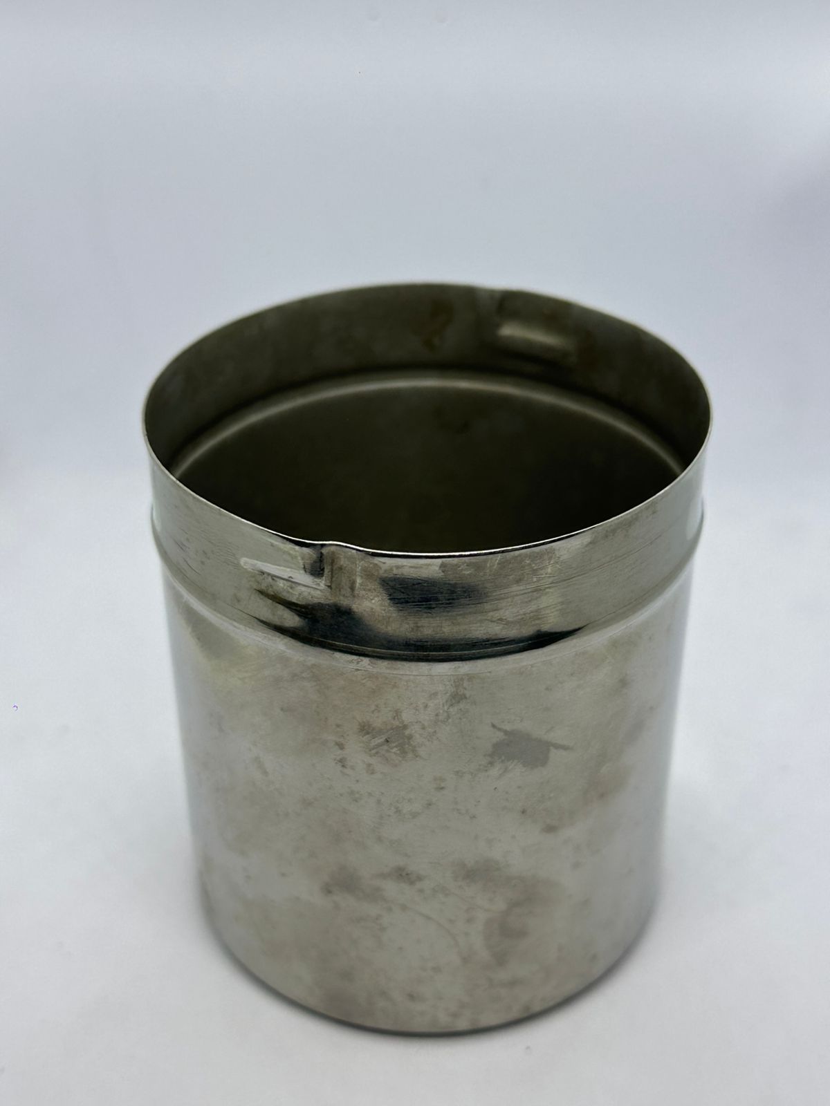 porta algodao sem tampa Porta Algodão de Inox (Sem Tampa) - Imagem 1