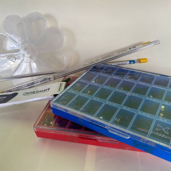 caixa organizadora com bandas