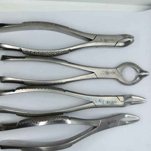 Kit Fórceps Odontológicos Edlo – Nº 17, 68, 69 e 65